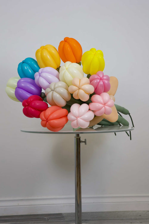 Colorful Balloon Tulip Bouquet Toronto for birthdays, baby showers, Mother’s Day, and balloon gift decor