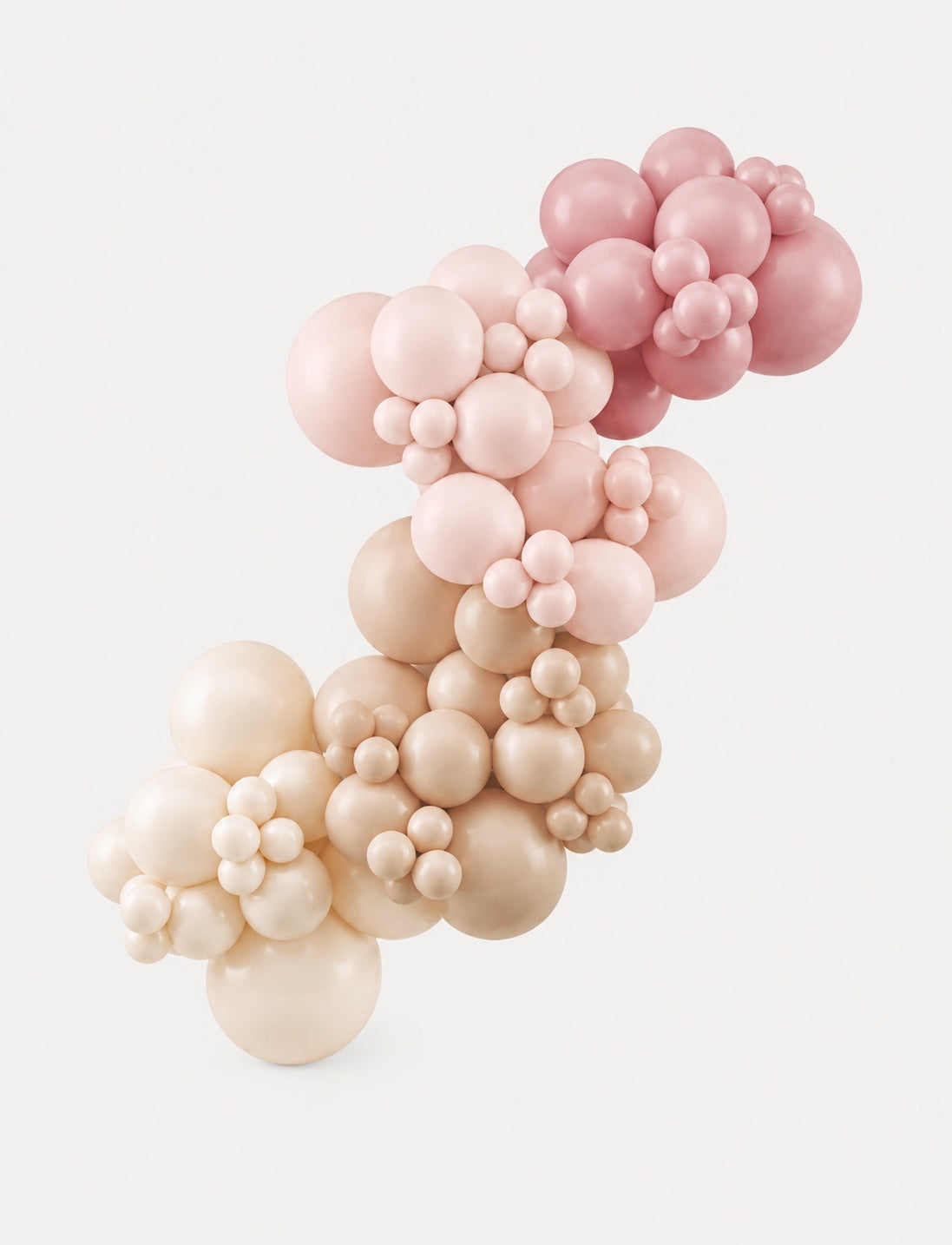 Powder Rose Grab and Go organic balloon garland Toronto