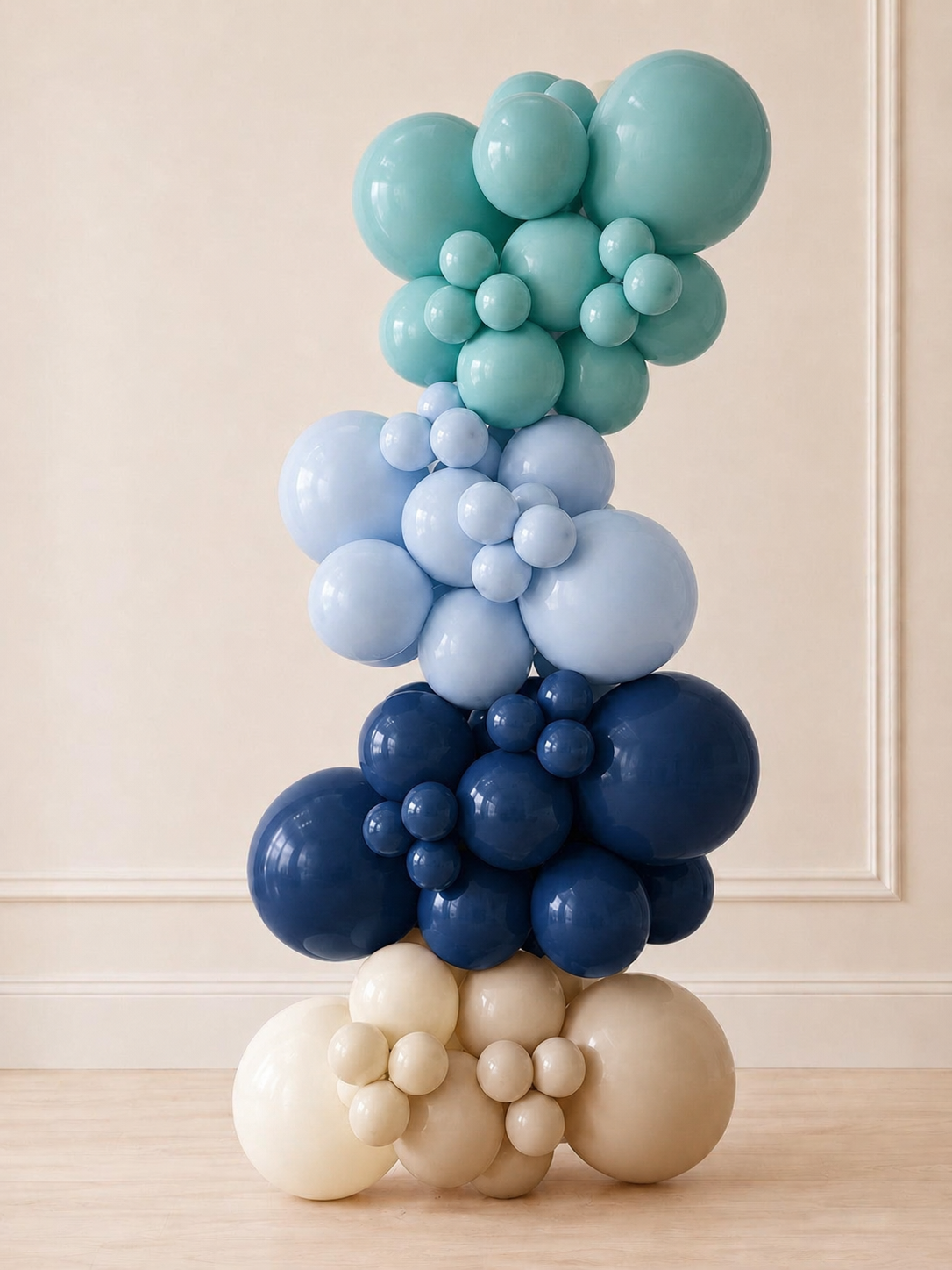 Aqua Sand Happy Hoop Grab and Go balloon garland Toronto