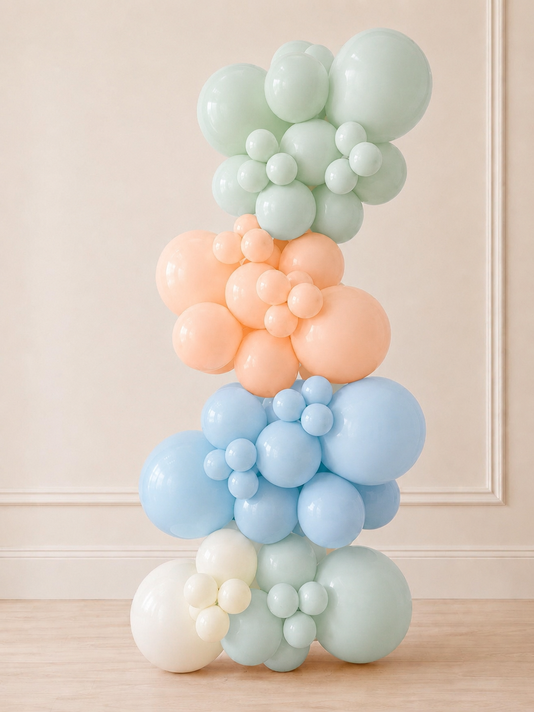 Mint Sky Happy Hoop Grab and Go balloon garland Toronto