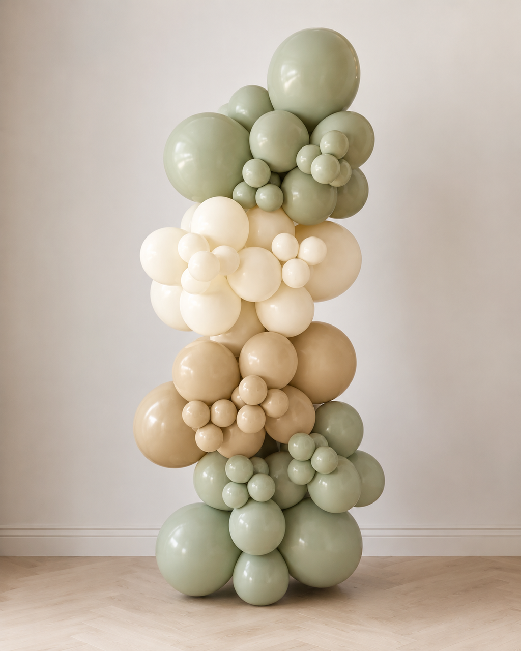 Sage and Sand Modern Earth Grab and Go balloon garland Toronto