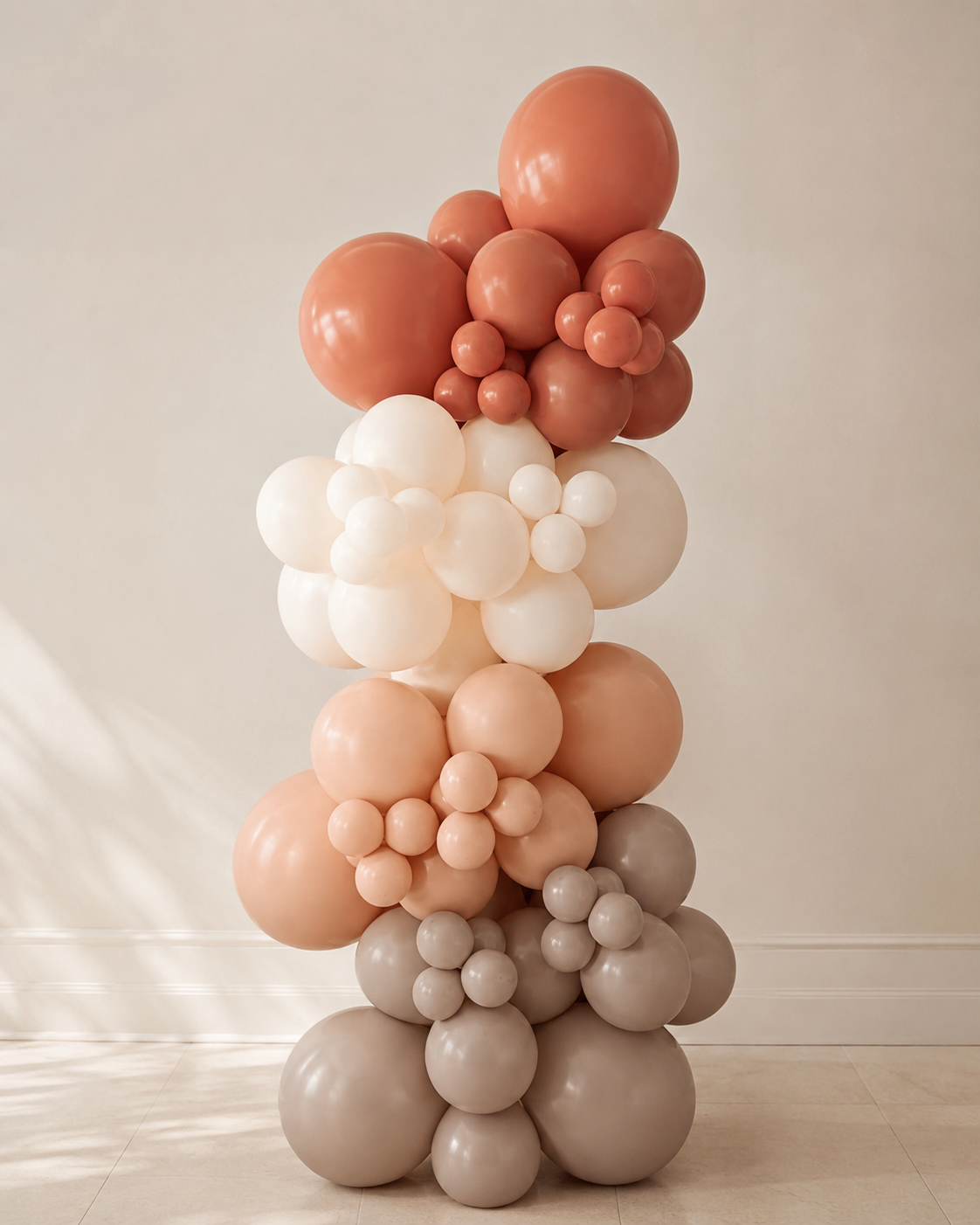 Terracotta Nude Modern Earth Grab and Go balloon garland Toronto