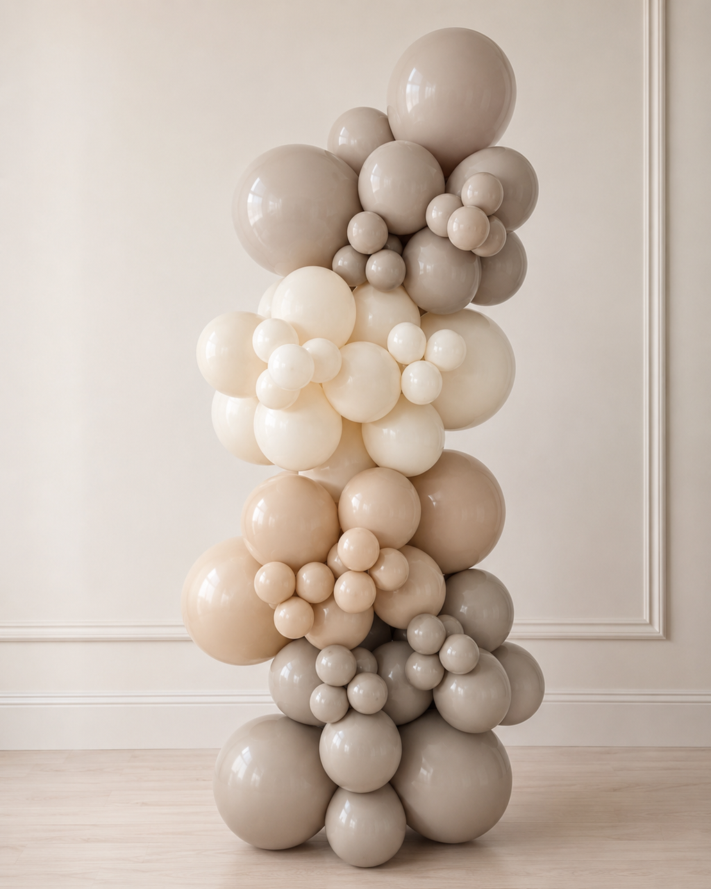 Warm Stone Modern Earth Grab and Go balloon garland Toronto