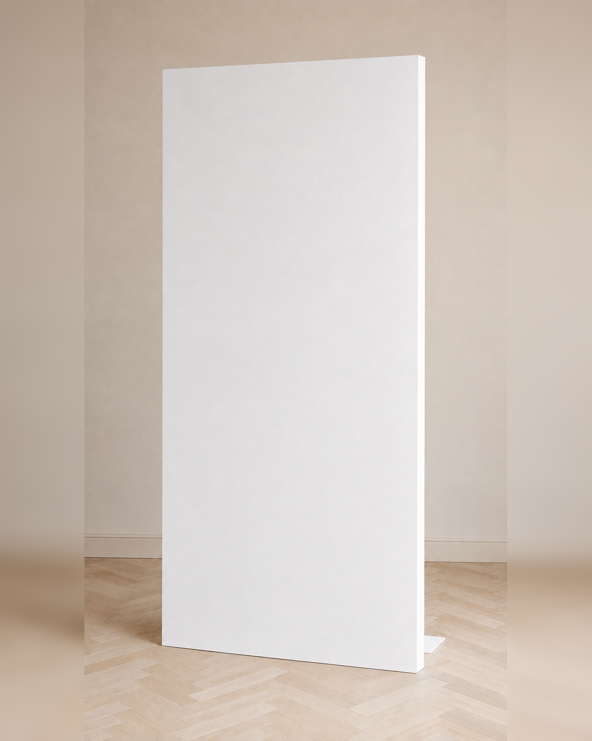 Rectangular wooden backdrop panel rental, 7 ft by 4 ft