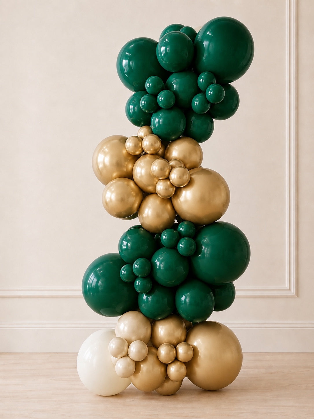 Emerald Gold Statement Luxe Grab and Go balloon garland Toronto